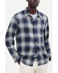 Madewell - Easy Long-Sleeve Cotton Dobby Button-Up Shirt - Lyst