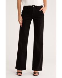 Jonathan Simkhai - Ansel High Waist Wide Leg Pants - Lyst
