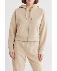 Calvin Klein - Zip Fleece Hoodie - Lyst