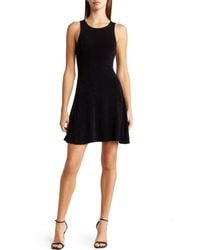 Bebe - Fit & Flare Dress - Lyst