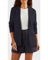 Matty M - Bronson Linen Blend Blazer - Lyst