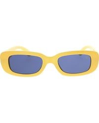 Roxy - 53Mm Slim Oval Sunglasses - Lyst