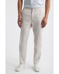 Bugatchi - Tristan Stretch Linen & Cotton Drawstring Pants - Lyst