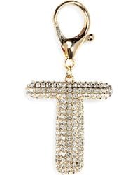 Leith - Pavé Initial Bag Charm - Lyst