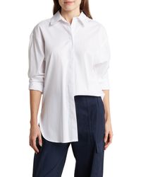 Calvin Klein - Long Sleeve Stretch Poplin Button-up Shirt - Lyst