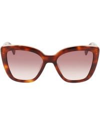 Longchamp - Roseau 53Mm Gradient Rectangle Sunglasses - Lyst