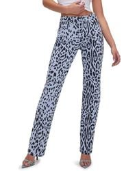 GOOD AMERICAN - Good Icon High Waist Straight Leg Jeans - Lyst