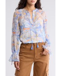 Joie - Cecarina Tie Neck Top - Lyst