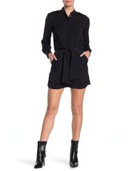 Diane von Furstenberg Leone Belted Romper - Black