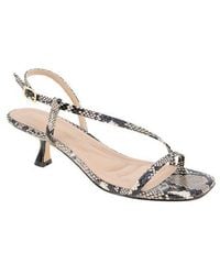 BCBGeneration - Inaya Snakeskin Embossed Sandal - Lyst