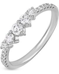 Bony Levy - Liora Diamond Stacking Ring - Lyst