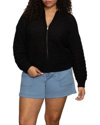 Sanctuary - Open Stitch Bomber Jacket - Lyst