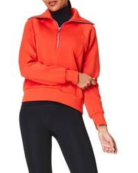 Spanx - Airessentials Half Zip Sweatshirt - Lyst