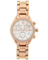 Timex - Chronograph Stainless Steel Bracelet Watch, 38Mm - Lyst