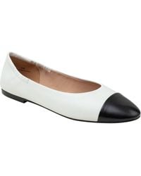 Linea Paolo - Nolan Cap Toe Ballet Flat - Lyst