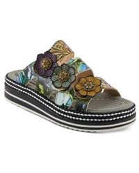 Spring Step - Naomi Platform Slide Sandal - Lyst