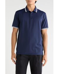 Tom Baine - Tipped Performance Polo - Lyst