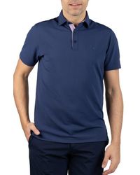 Tailorbyrd - Micro Grid Performance Polo - Lyst