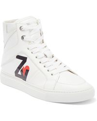 Zadig & Voltaire - Zv1747 High Flash Sneaker - Lyst