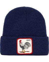 Goorin Bros - Morning Call Rooster Patch Beanie - Lyst