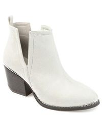 Journee Collection - Issla Metal Trim Bootie - Lyst