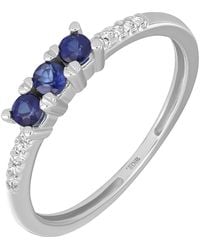 Bony Levy - El Mar 18K Gemstone & Diamond Stackable Ring - Lyst