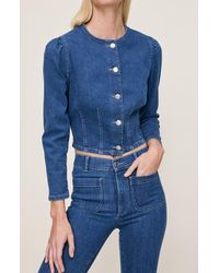 DL1961 - Sculpted Denim Top - Lyst