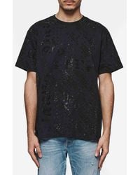 Purple Brand - Rhinestone Heavyweight Jersey T-Shirt - Lyst