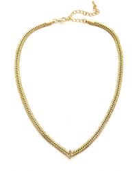 Panacea - Crystal Chain Necklace - Lyst