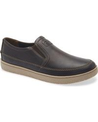Clarks - Hodson Step Leather Slip-On Sneaker - Lyst
