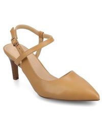 Journee Collection - Scipio Pointed Toe Pump - Lyst