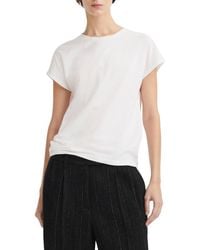Rag & Bone - The Slub Back Pleat Organic Cotton Top - Lyst