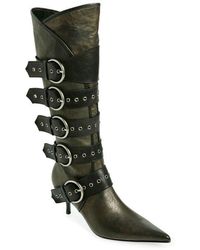 Jeffrey Campbell - Seatbelt Knee High Boot - Lyst