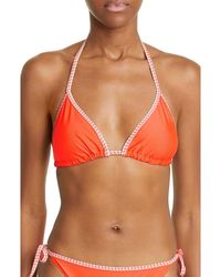 lemlem - Lena Triangle Bikini Top - Lyst