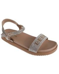 Bebe - Rhinestone Sandal - Lyst