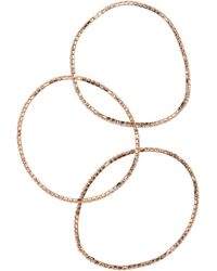 Nordstrom - Set Of 3 Sparkle Stretch Bracelets - Lyst