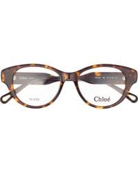 Chloé - 50Mm Cat Eye Optical Glasses - Lyst