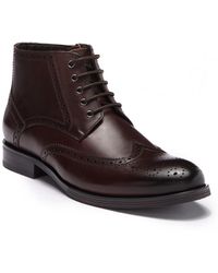asher leather wingtip boot