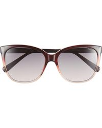 Kenneth Cole - 56mm Gradient Pillow Sunglasses - Lyst
