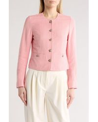 Rag & Bone - Carmen Linen Blend Jacket - Lyst