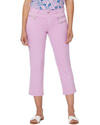 NYDJ Cotton Relaxed Piper Jea in Pink 