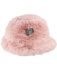 Kurt Geiger - Faux Fur Bucket Hat - Lyst