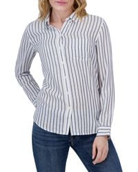 Lucky Brand - Stripe Long Sleeve Button-up Shirt - Lyst