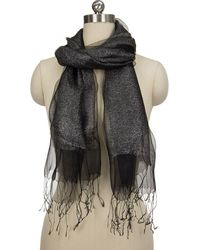 Saachi - Glitz Shimmer Silk Scarf - Lyst