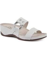 White Mountain - Candie Wedge Sandal - Lyst