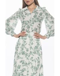 Alexia Admor - Rah Covered Button-Down Top - Lyst