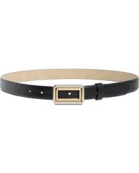 Steve Madden - Two-Tone Buckle Textured Faux Leather Belt - Lyst