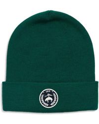 Brooks Brothers - Wool Blend Patch Cuffed Beanie - Lyst