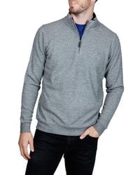 Tailorbyrd - Quarter Zip Cozy Knit Pullover - Lyst