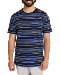 Johnny Bigg - Global Stripe Longline T-shirt - Lyst
